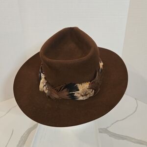 VTG 70s Resistol Round Up Collection Self Conforming Mens Cowboy Hat Size 7 1/2
